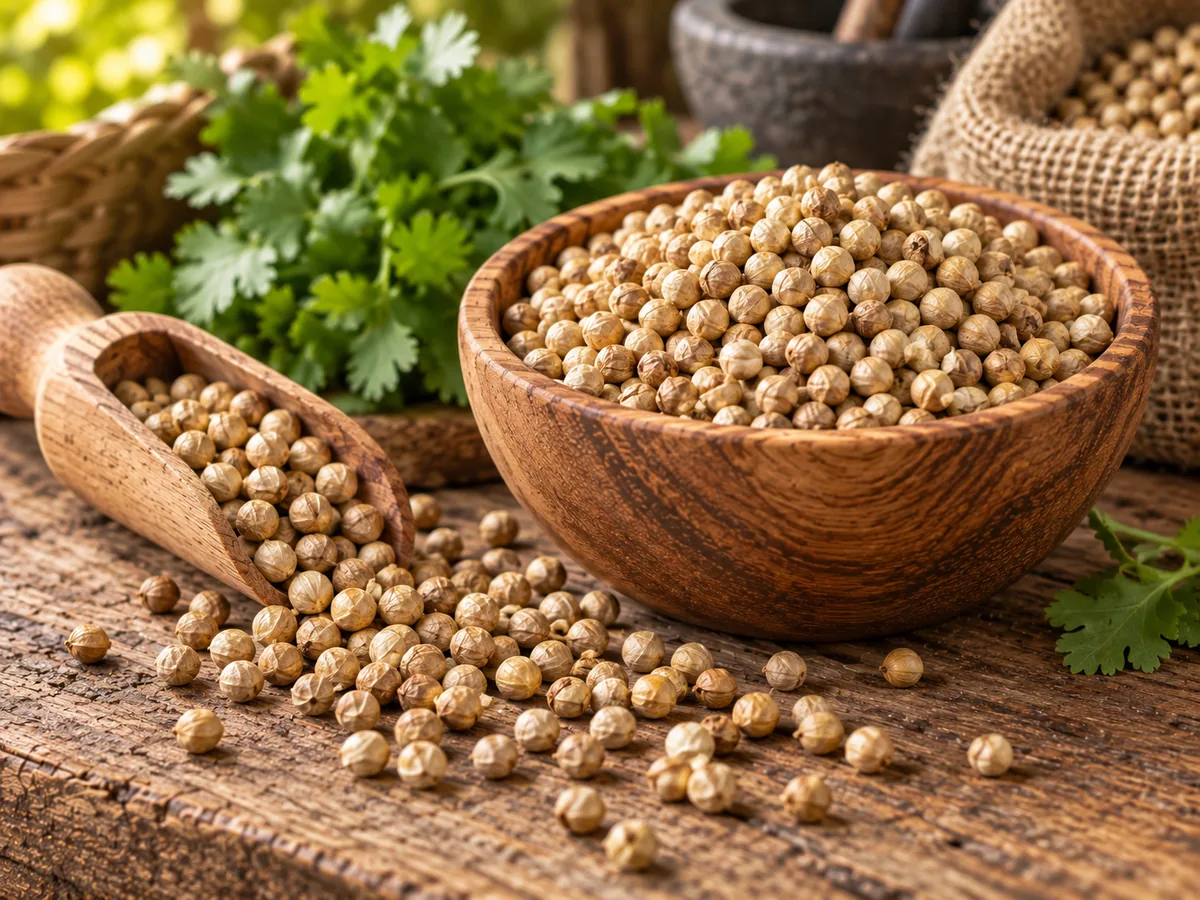 Indonesian coriander seeds