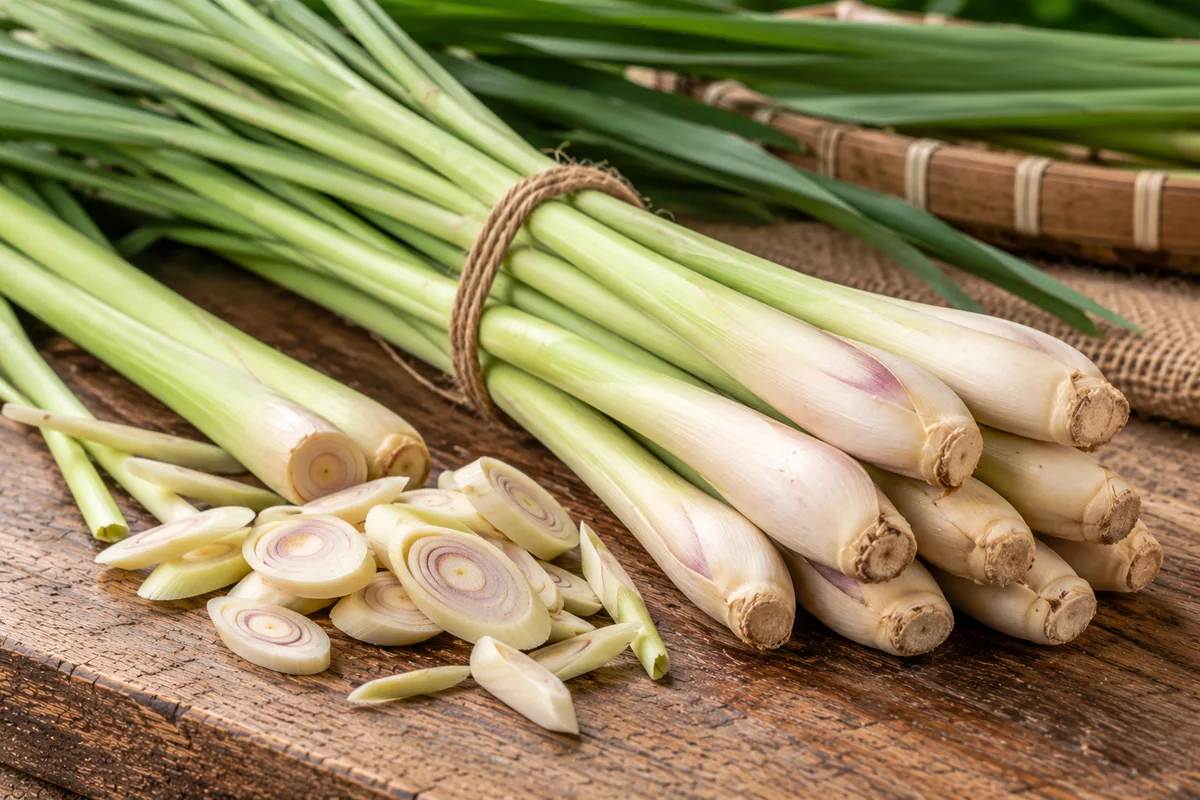 Fresh Indonesian lemongrass